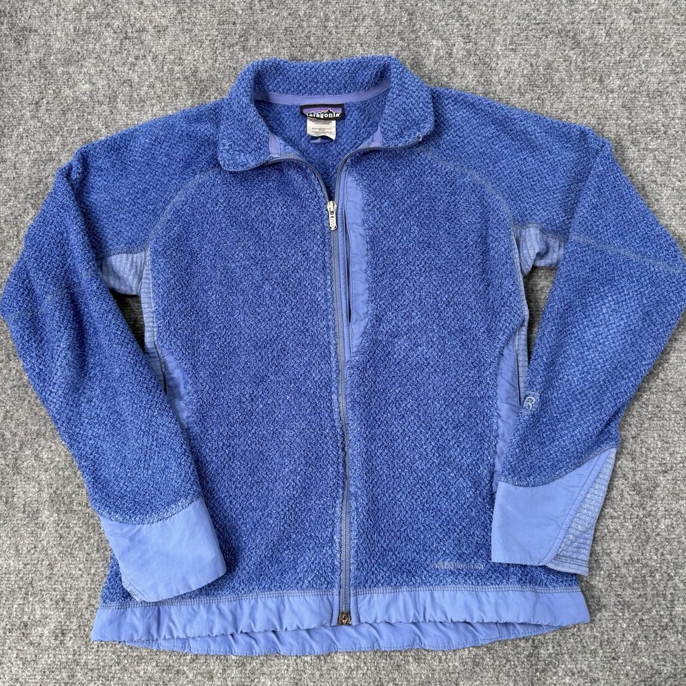 Patagonia R3 Hi-Loft Fleece Jacket Womens M Blue Polartec Regulator 25705